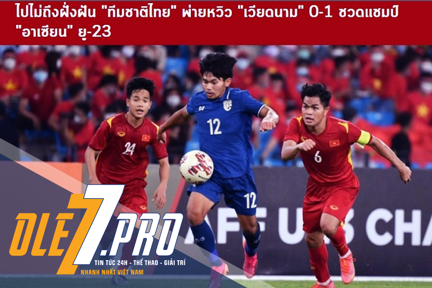 Tờ Thairath tỏ rõ sự tiếc nuối khi để tuột mất chức vô địch vào tay U23 Việt Nam