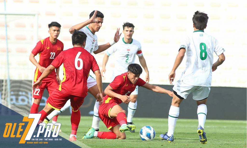 Dubai Cup 2022: U23 Việt Nam 0-0 U23 Iraq