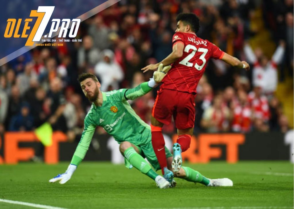 Tân binh Luis Diaz mở tỉ số cho Liverpool ở phút thứ 5