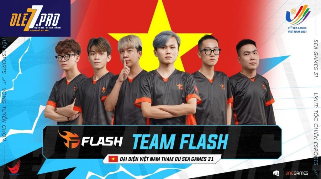 Team Flash là đại diện thi đấu game Tốc Chiến - đồng đội nam