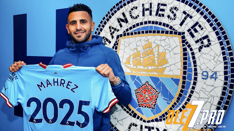 Mahrez ký hợp đồng ba năm mới tại Man City